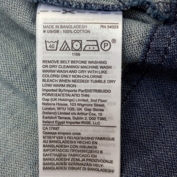 NWT Banana Republic Denim V-Neck Dress, size 4 - Picture 15 of 16